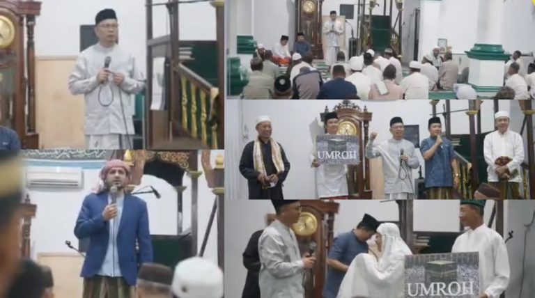Bupati Bangka Tengah Mengawali Tahun 2024, Dengan Kegiatan Sajadah Fajar di Masjid Al Anshor Kelurahan Berok