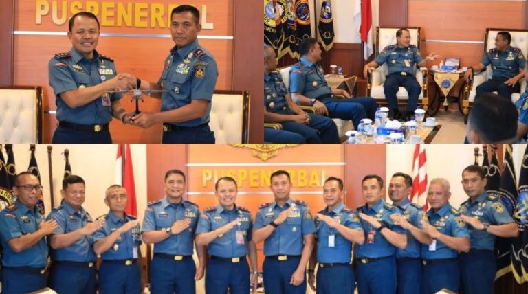 Pererat Kerjasama, Komandan Puspenerbal Terima Kunjungan Kerja Danpuskopaska