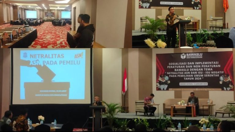 Subsatgas Intelijen OMB Polresta Pangkalpinang, Laksanakan Pengamanan dan Monitoring Sosialisasi Bawaslu