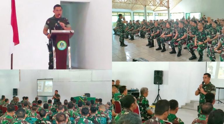 Dandim 0413/Bangka Memberikan Jam Komandan Ke Seluruh Anggotanya