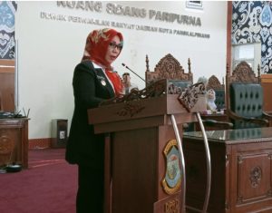 Pj Walikota Lusje Menghadiri Rapat Paripurna Kesebelas DPRD Kota Pangkalpinang