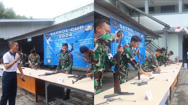 Seru..!! Jelang HUT Ke-6 Satrol Lantamal V Gelar Lomba Bongsang Senjata