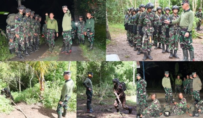 Danpuslatdiksarmil Hadir Langsung Ke Pusat Latihan Tempur Purboyo, Lattek Pasukan TNI AL