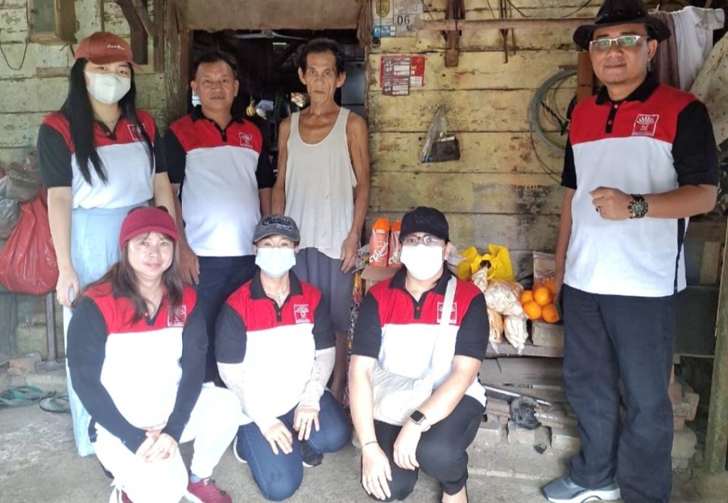 Pemberian Kursi Roda dan Sembako Oleh INTI Babel