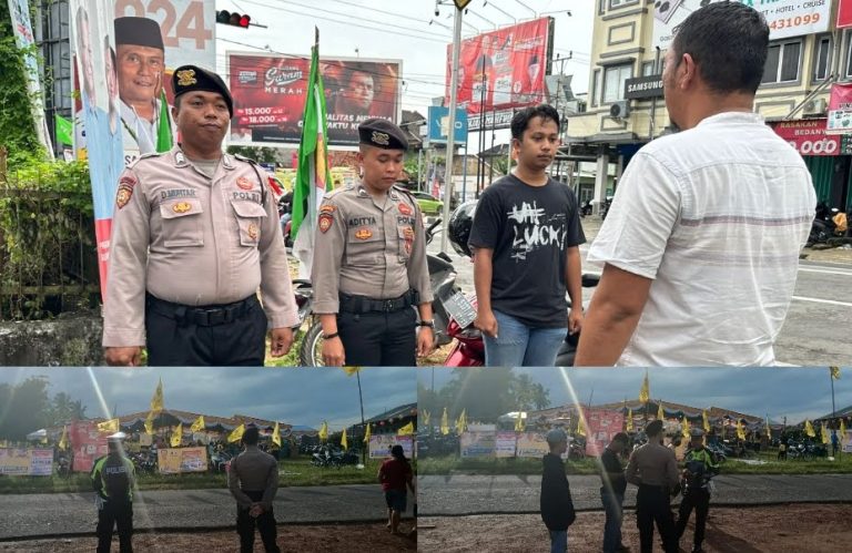 Berikan Rasa Aman, Polresta Pangkalpinang Laksanakan Pengamanan Kampanye