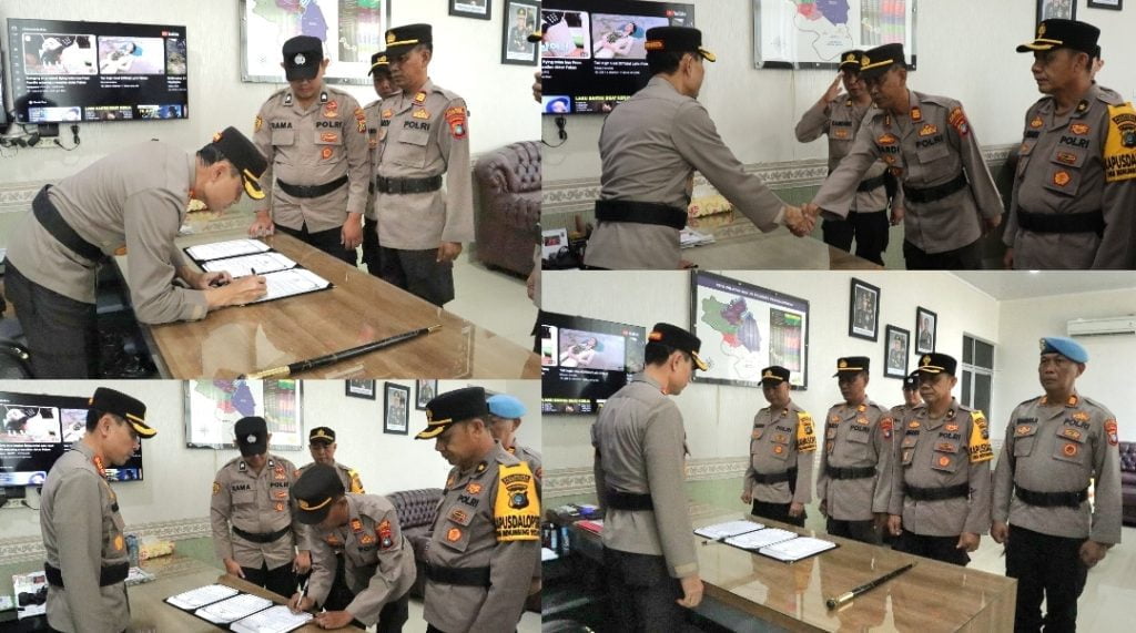 Kapolresta Pangkalpinang Melantik AKP Hardi Jabat Kasat Binmas