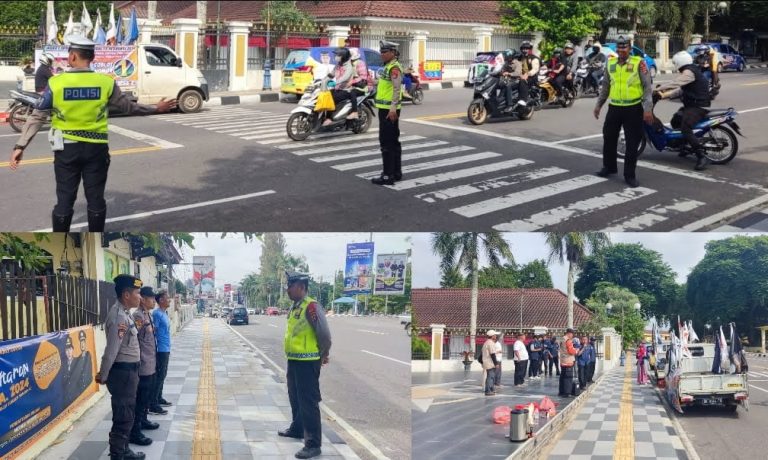 Kombes pol. Gatot Yulianto Perintahkan Ratusan Personel Polresta Pangkalpinang, Upaya Jaga Kamtibmas Selama Pemilu