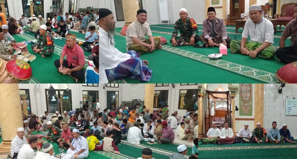 Babinsa Koramil 413-01/Sungailiat Menghadiri Acara Peringatan Isra’ Mi’raj di Masjid Nurul Falah