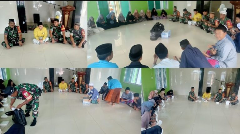 Program Dandim 0413/Bangka Geber Berkah, Makan Bersama Santri Ponpes Darul Ilmi Wall Qur’an