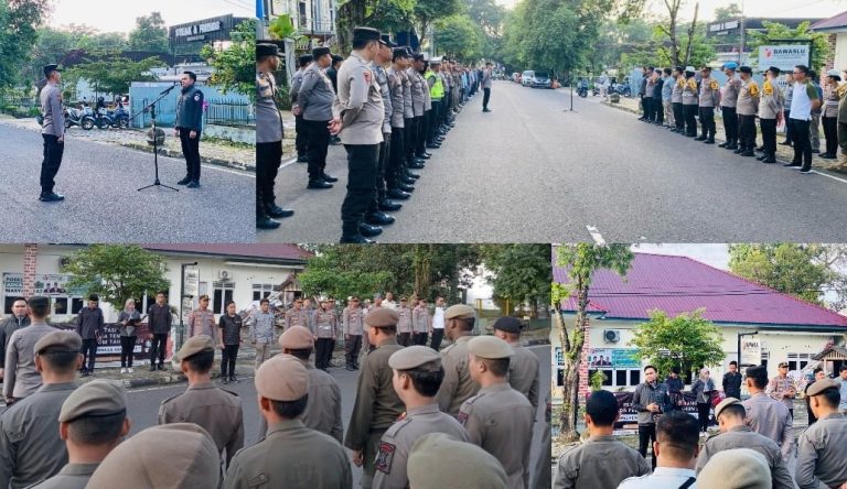 Menjelang Masa Tenang Pemilu 2024, Bawaslu Gelar Apel Gabungan