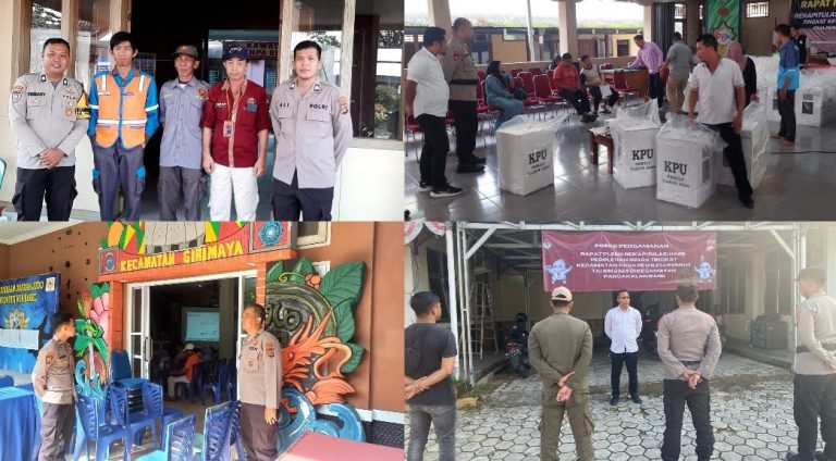 Jajaran Polresta Pangkalpinang Pantau Pengamanan Pleno Hasil Pemilu 2024