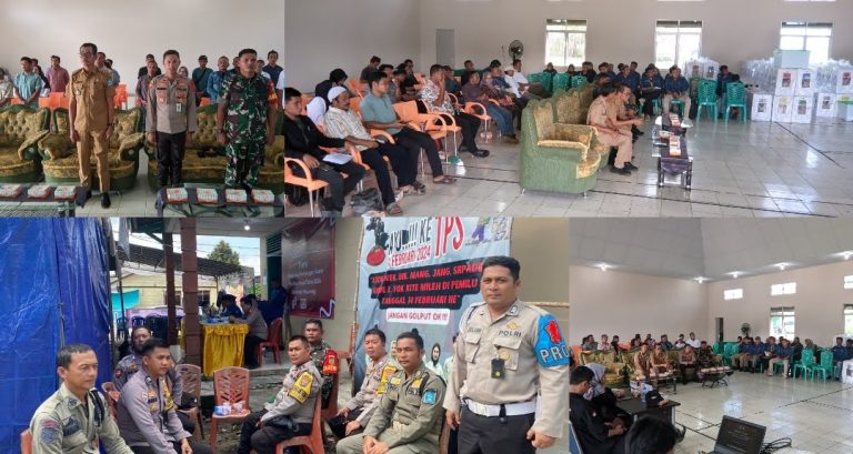 Babinsa Kodim 0413/Bangka Laksanakan Pengamanan Pelaksanaan Rapat Pleno