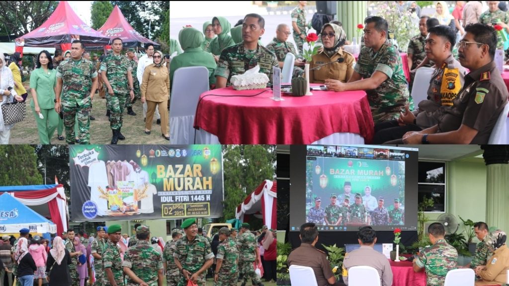 Jelang Idul Fitri, Kodim 0413/Bangka Gelar Bazar Murah