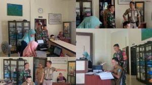Jalin Silaturahmi, Babinsa Belinyu Laksanakan Komsos Bersama Aparat Desa Gunung Pelawan