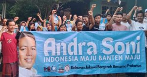 Gen Z Milenial Relawan Jokowi Bergerak Bersama Prabowo Serang Optimis Andra Soni Menangkan Pilgub Banten
