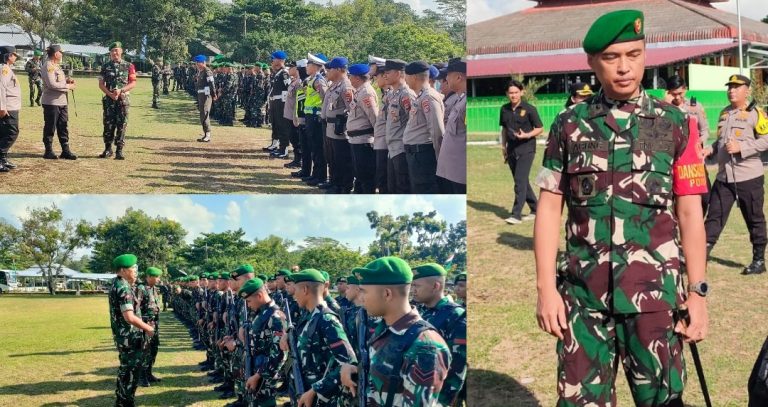 Dandim 0413/Bangka Pimpin Apel Gelar Pasukan VVIP, Persiapan Kunjungan Wakil Presiden RI Ke Babel