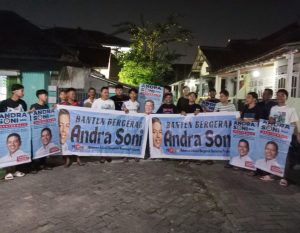Warga Jombang Cilegon Teriakan Andra Soni-Dimyati Gubernur Banten