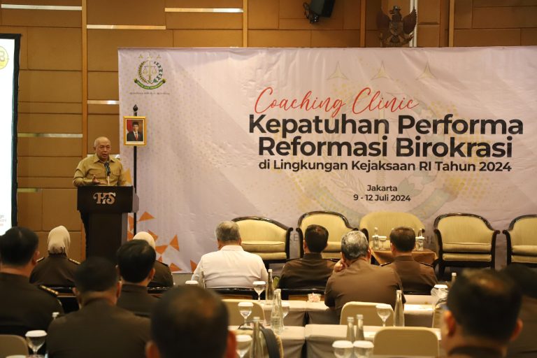 Wakil Jaksa Agung Membuka Resmi Coaching Clinic Kepatuhan Reformasi Birokrasi