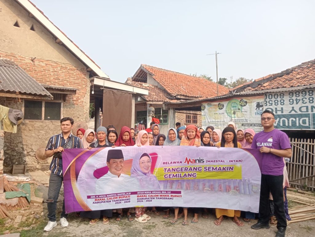 Didukung Jokowi dan Prabowo, Masyarakat Gunung Kaler Deklarasi Maesyal-Intan