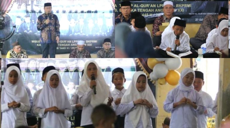 Khataman Al-Qur’an TKA/TPA, Bupati Algafry: Harta Paling Berharga Adalah Anak yang Sholeh dan Sholehah