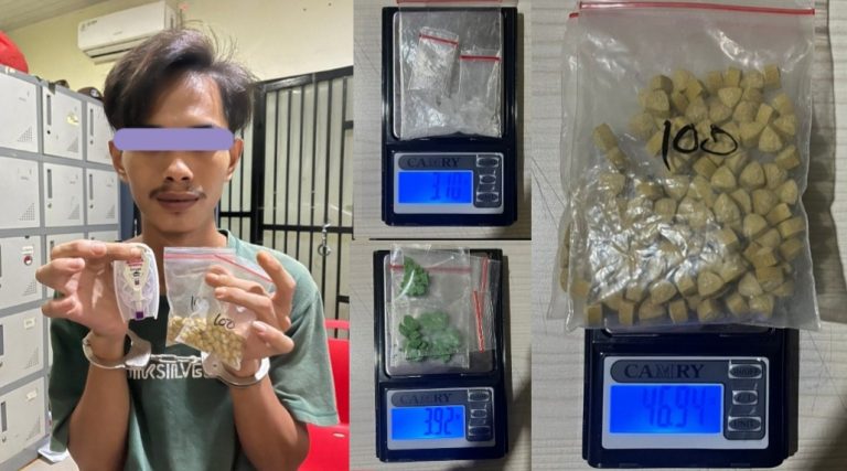 Seorang Pria Pengedar Sabu dan Inek di Ciduk Polisi di Kontrakan