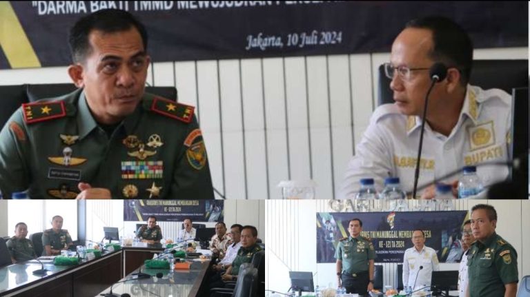 Rakornis Program TMMD, Bupati Bangka Tengah: Bukti Nyata TNI bersama Masyarakat Serta Pemerintah Daerah