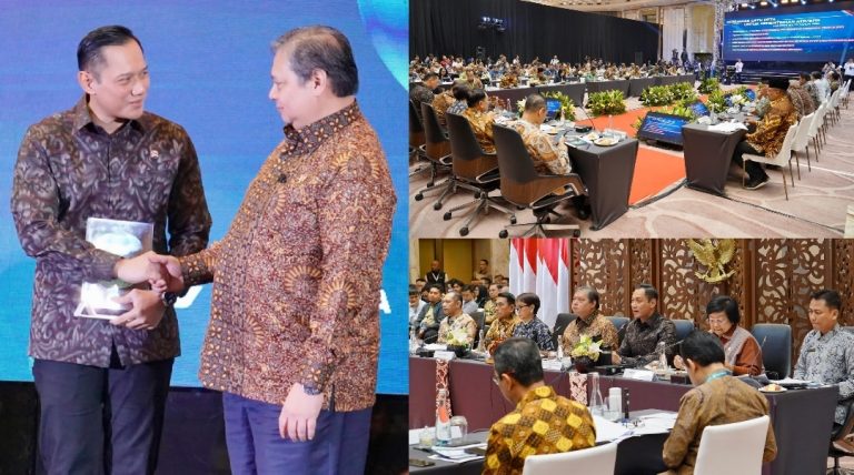 Menteri ATR/BPN Terima Penghargaan Anugerah One Map Policy dari Kementerian Koordinator Bidang Perekonomian
