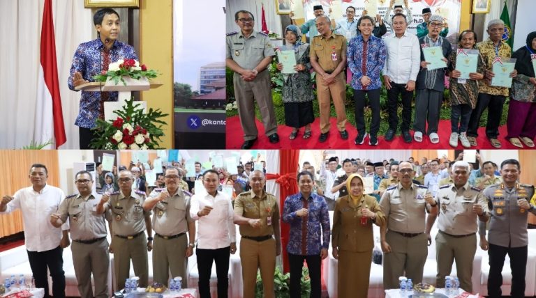 Senilai Setengah Triliun Aset Negara di Selamatkan, Wamen ATR/BPN Serahkan Sertipikat Tanah ke Pemkot Malang