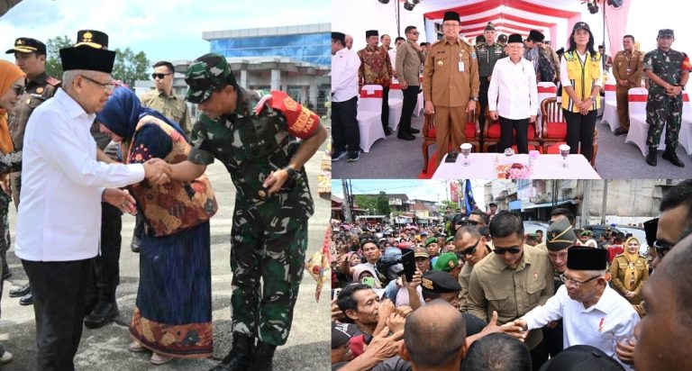 Pangdam II/Sriwijaya Dampingi Wapres RI Resmikan Pasar Toboali