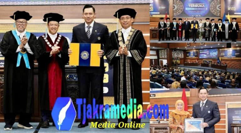Menteri AHY Resmi Sandang Gelar Doktor dengan Predikat Cumlaude