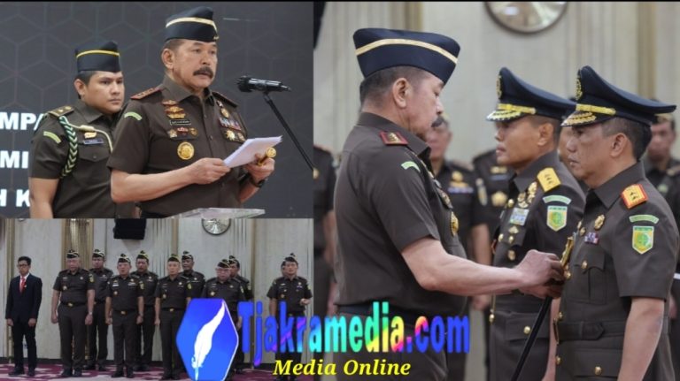 JAM-Pidmil dan Kajati Daerah Khusus Jakarta Resmi Dilantik Jaksa Agung ST Burhanuddin
