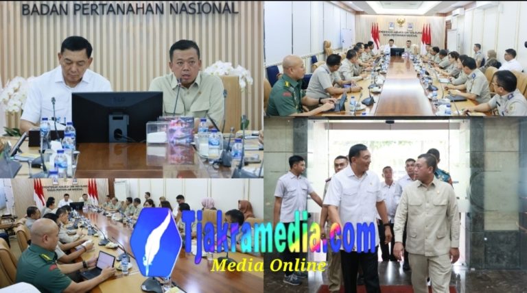 Terima Kunjungan Menhan, Menteri Nusron Kuatkan Kerja Sama Pengamanan Tanah Aset Negara hingga Ketahanan Pangan