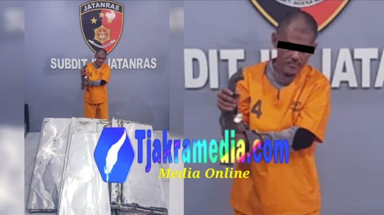 Curi Plat Almunium Baleho, Seorang Pria Dibekuk Tim Jatanras Polda Babel