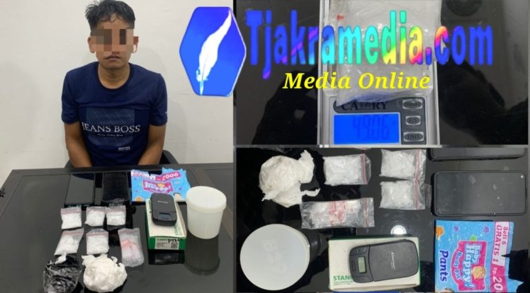 Simpan Sabu di Rumah, Seorang Pria Dibekuk Tim Ditresnarkoba Polda Babel