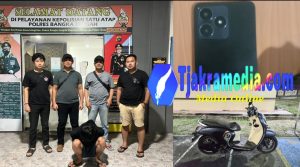 Satreskrim Polres Bangka Tengah Berhasil Bekuk Pelaku Curanmor dan Penggelapan