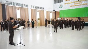 Lantik Asisten Pemulihan Aset Baru, Kajati Kepri J. Devy Sudarso Tekankan Pemulihan Aset Harus Terintegrasi dan Berkeadilan.