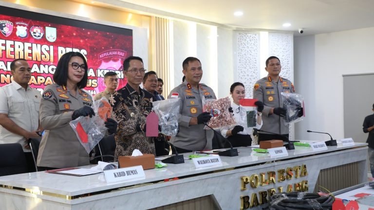 Amsakar Apresiasi Jajaran Polda Kepri Atas Pengungkapan Kasus Pencurian Fasilitas Umum