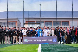 PUK SP LEM SPSI McDermott Gelar Turnamen Mini Soccer, Pererat Soliditas dan Kebersamaan Pekerja